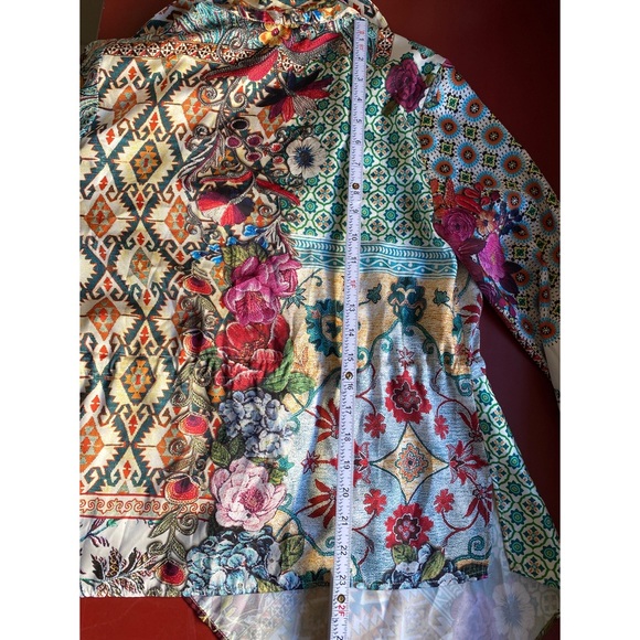 Zara Multicolor Patterned Blouse - Picture 15 of 15